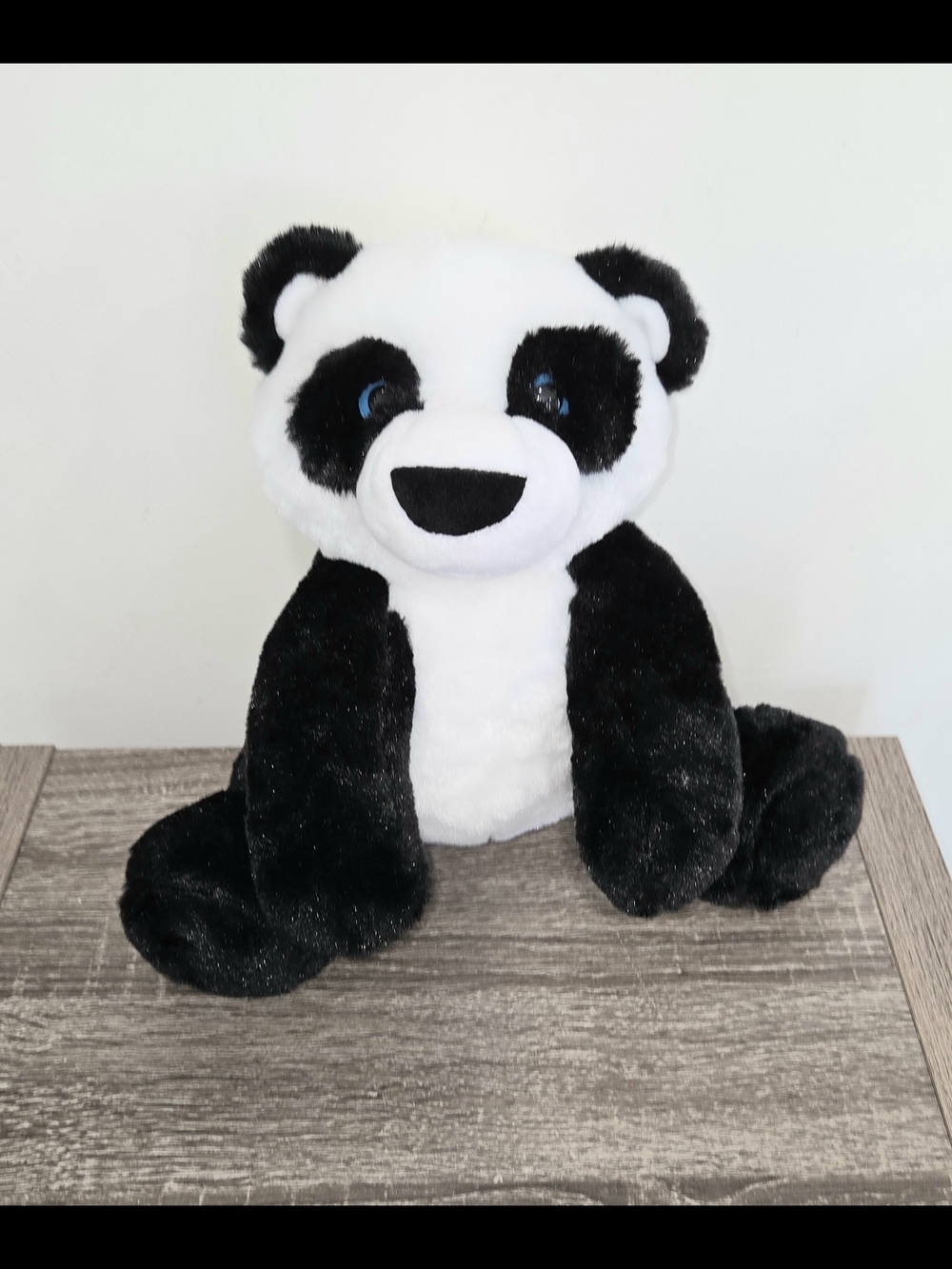 Melissa And Doug Panda Bear Sitting Plush Animal Toy Black White 9"